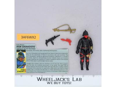 Iron Grenadiers V1 100% Complete G.I. Joe 1988 Hasbro Vintage Action Figure