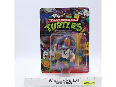Baxter Stockman Teenage Mutant Ninja Turtles TMNT 1989 Playmates MOSC Unpunched