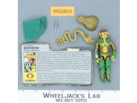 Serpentor V1 100% Complete G.I. Joe 1986 Hasbro Vintage Action Figure