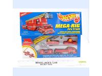Hot Wheels #16755 Mega-Rig Fire Truck 1996 Mattel Playset NEW MISB SEALED