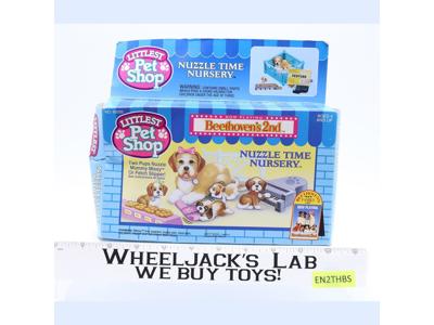 Beethoven's 2nd Nuzzle Time Nursery Littlest Pet Shop 1994 Kenner NEW SEALED