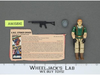 Crankcase V1 100% Complete G.I. Joe 1985 Hasbro Vintage Action Figure