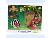 Headset Walkie Talkies Mighty Morphin Power Rangers 1994 Micro Games NEW SEALED