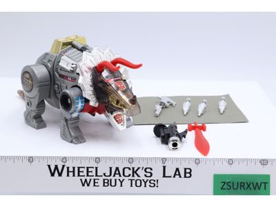 Slag 100% Complete 1985 Vintage G1 Transformers Triceratops Action Figure