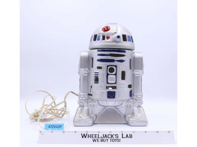 R2-D2 Ceramic Lamp WORKS Vintage 12"