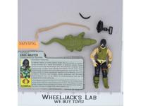 Croc Master V1 100% Complete G.I. Joe 1987 Hasbro Vintage Action Figure