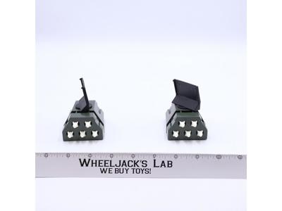 Mean Dog Missile Box & Missiles PAIR w/ Pivot 1988 GI Joe Hasbro Figure Vehicle