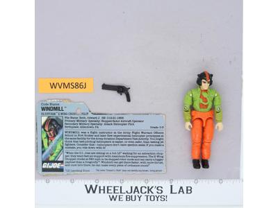 Windmill V1 100% Complete G.I. Joe 1988 Hasbro Vintage Action Figure