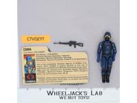 Cobra V1.5 Swivel Arms 100% Complete G.I. Joe 1983 Hasbro Vintage Action Figure