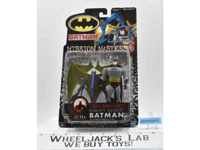 Knight Assault Batman Batman Mission Masters 3 Batman NEW MOSC Hasbro 2000