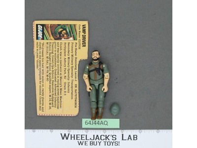 Clutch V1.5 Swivel Arms 100% Complete G.I. Joe 1983 Hasbro Vintage Action Figure