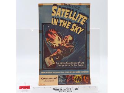 Satellite in the Sky Kieron Moore Lois Maxwell 1956 Movie Window Card 16 x 11