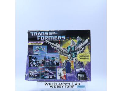 Sixshot 100% Complete W/BOX 1987 Vintage Hasbro G1 Transformers Action Figure