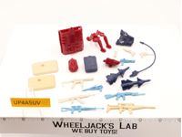 Lot Battle Gear Accessory 4 Set 5 Complete 1986 Weapons G.I. Joe Vintage