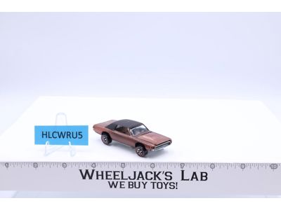 Custom T-Bird Copper 1968 Redline Hot Wheels Mattel Redline RL WITH BLACK ROOF