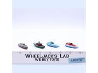 Lot of 4 Boats 1988-89 Vintage Galoob Micro Machines
