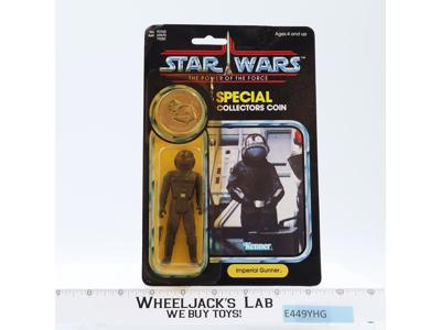 Imperial Gunner W/Coin 92 Back Star Wars POTF 1984 Kenner Figure NEW MOSC SEALED