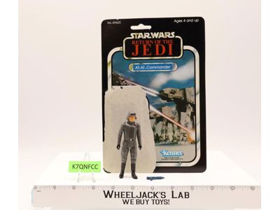 At-At Commander 100% Complete 77 Back-A Star Wars ROTJ 1983 Kenner NO REPRO