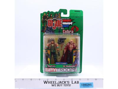 Dart vs Dr. Mindbender GI Joe vs Cobra Spytroops 2003 Hasbro NEW SEALED