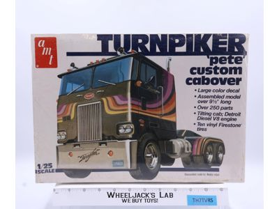 #5006 Turnpiker Pete Custom Cabover AMT 1:25 Scale Model Kit SEALED