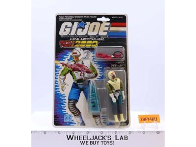 Dee-Jay Comm. Tech Trooper GI Joe ARAH 1989 Hasbro Vintage Action Figure MOSC