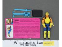 T'Jbang V1 100% Complete 1992 G.I. Joe Hasbro Vintage Action Figure