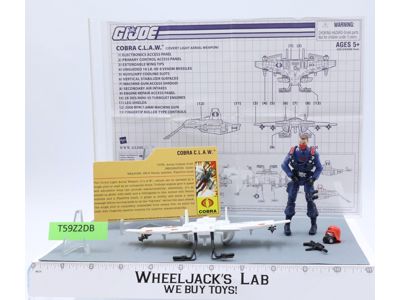 Cobra C.L.A.W. W/ Air Trooper 100% Complete G.I. Joe 2008 Hasbro Vehicle