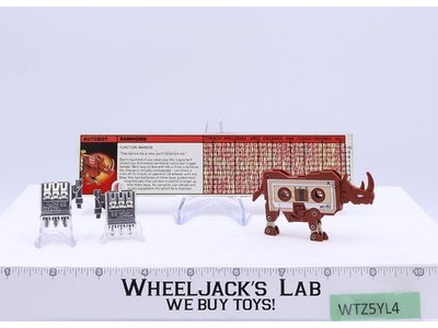 Ramhorn SILVER Cassette 100% Complete 1986 G1 Transformers Action Figure