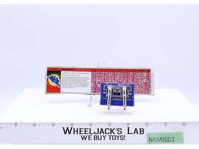 Raindance Cassette 100% Complete 1987 Vintage G1 Transformers Action Figure