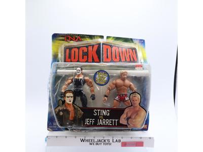 Sting vs Jeff Jarrett WWE TNA Lockdown 2006 Marvel Toys NEW SEALED
