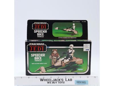 Speeder Bike 100% Complete W/Box Star Wars ROTJ Kenner 1983 Vehicle