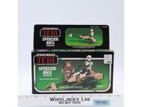 Speeder Bike 100% Complete W/Box Star Wars ROTJ Kenner 1983 Vehicle