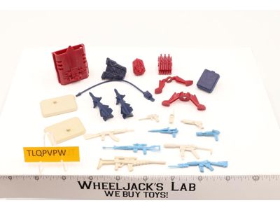 Lot Battle Gear Accessory 4 Set 2 Complete 1986 Weapons G.I. Joe Vintage