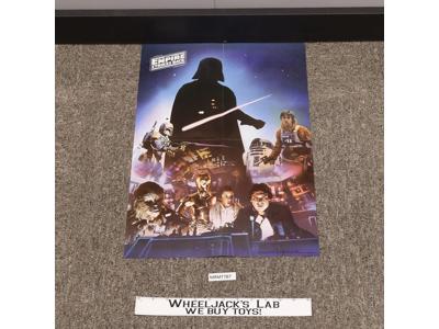 The Empire Strikes Back Weekly Reader Poster Star Wars 1980 14" X 21" Vintage