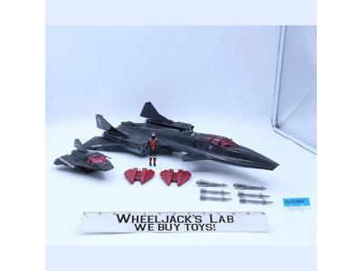 Cobra Night Raven S3P 100% Complete GI Joe 1986 Hasbro Action Figure Vehicle