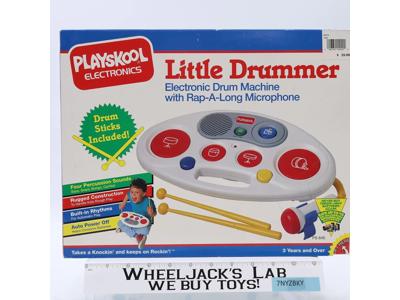 Playskool Electronics Little Drummer w/Microphone Preschool 1993 NEW MIB UNUSED