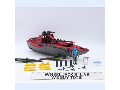 Cobra Moray Hydrofoil W/ Lampreys GI Joe 1985 Hasbro Action Figure Vehicle