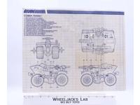 Cobra Ferret 1985 ORIGINAL Instructions Blueprints G.I. Joe Hasbro