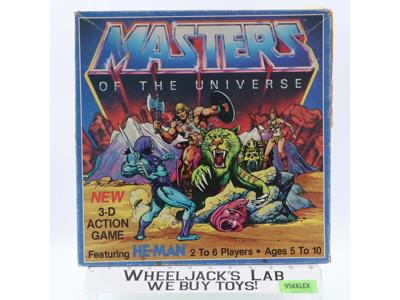 3-D Action Board Game 100% Complete He-Man Masters of the Universe 1983 Vintage