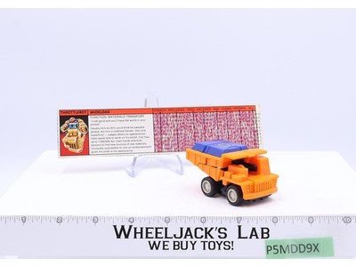 Wideload 100% Complete WORKS 1987 G1 Transformers Dump Truck Action Figure