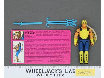 T'Jbang V1 100% Complete 1992 G.I. Joe Hasbro Vintage Action Figure