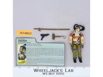 Zanzibar V1 100% Complete G.I. Joe 1987 Hasbro Vintage Action Figure