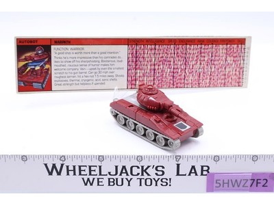 Warpath 100% Complete 1985 Vintage Hasbro G1 Transformers Action Figure