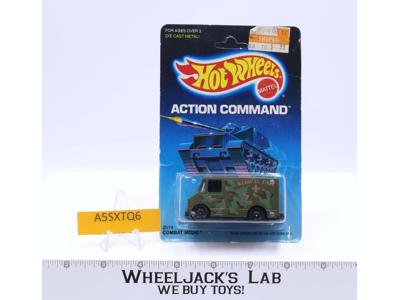 Hot Wheels Combat Medic 2519 Action Command Mattel 1986 Malaysia Vintage MOSC