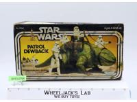 Patrol Dewback 100% Complete W/Box Star Wars 1983 Kenner Action Figure Vehicle