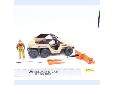 Desert Fox W/Skidmark 100% Complete 1988 GI Joe Vintage Action Figure Vehicle