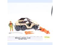 Desert Fox W/Skidmark 100% Complete 1988 GI Joe Vintage Action Figure Vehicle
