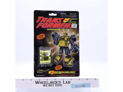 G2 Bumblebee METALLIC GOLD W/CARD & BUBBLE Complete 1993 Hasbro Transformers