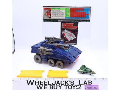 Micromaster Groundshaker 100% Complete 1989 Vintage G1 Transformers
