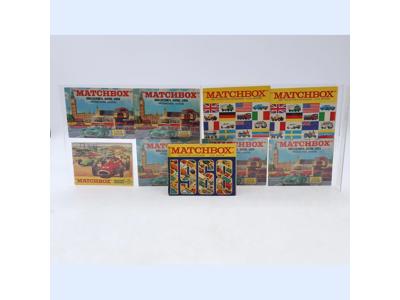 Lot of 9 Matchbox Catalogs from 1965 1966 1967 1968